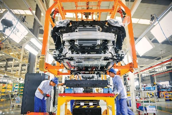 新能源汽车电池下箱体